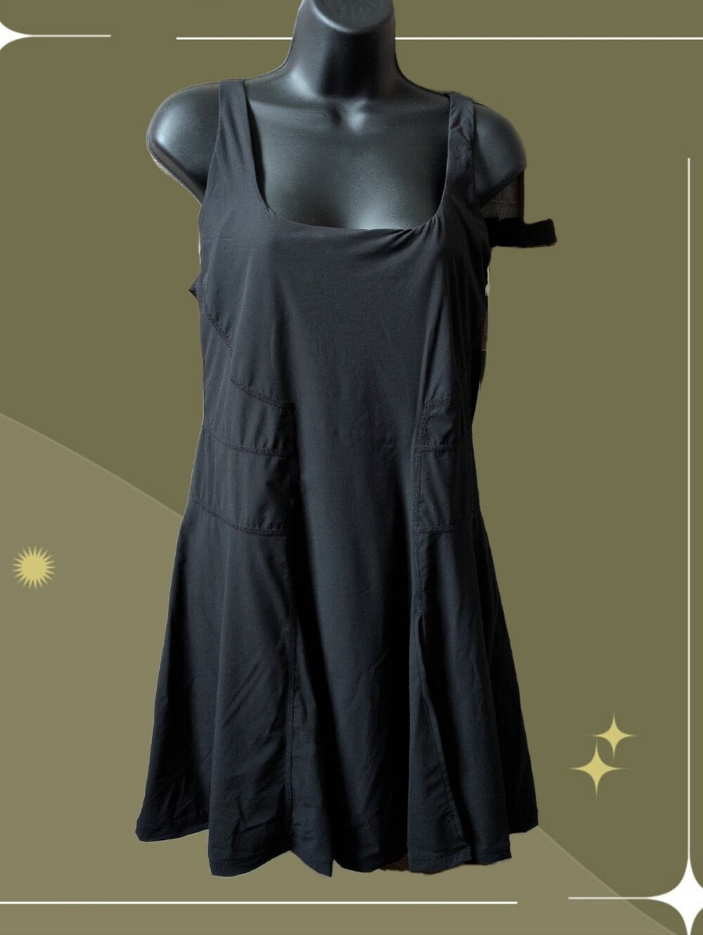 ✨ Nwt Popflex Tiebreaker Super Dress Size L
